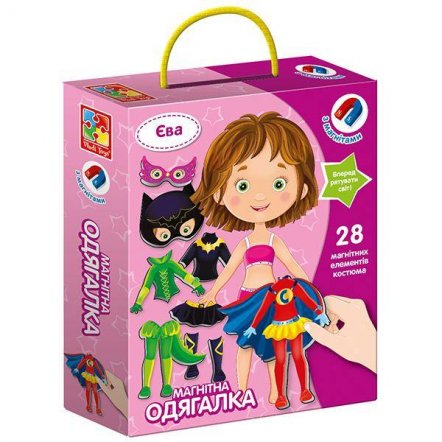 Игра с магнитами Одевашка Ева VT3702-04