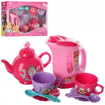 Посудка чайный сервиз + чайник DISNEY PRINCESS YY-379-3 
