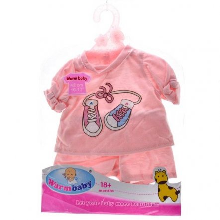 Одежда для кукол  Футболка и шорты розовые DBJ-434A-B-J001