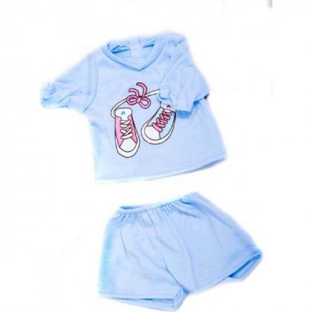 Одежда для   кукол Футболка и шорты голубые DBJ-434A-B-J001