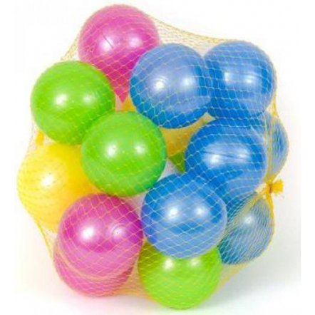  Набор шариков для сухого бассейна перламутровые в сетке 27 штук 467 ОРИОН 