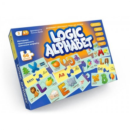 Игра логическая Logic Alphabet ДТ-ЛА-06-46 Danko Toys  