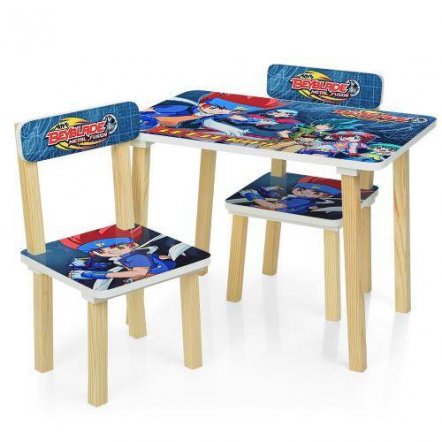 Детский стол и 2  стула Бейблейд Beyblade 501-56
