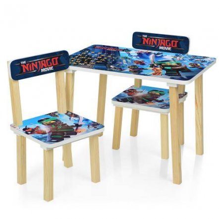 Детский стол и 2 стула Ниндзяго Ninja 501-57