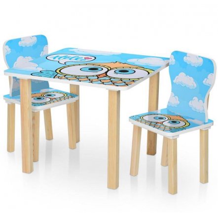 Столик и 2 стульчика Сова 506-60 Bambi
