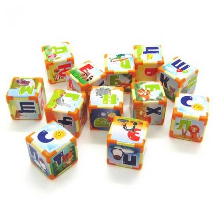 Кубики пластмассовые Азбука малые 511 в.3