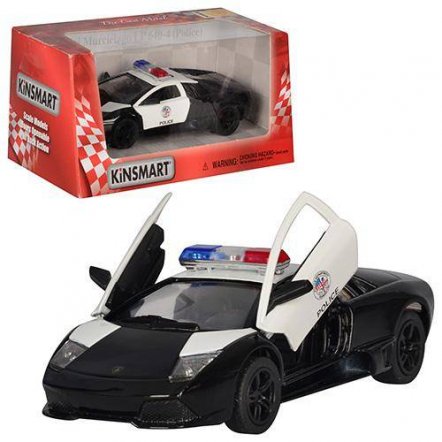 Машинка KINSMART 1:36 Lambordghini Полиция KT 5317 WP