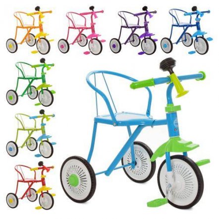 Велосипед детский трехколесный с клаксоном 5335