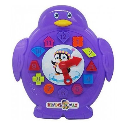  Часы-сортёр игрушка развивающая Пингвин KW-40-002 Kinderway