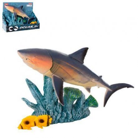 Акула с рыбками подвижные детали 5501-2 в коробке
