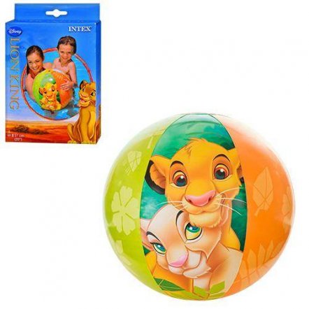 Мяч для бассейна разноцветный надувной Дисней 51 см 58025/58046