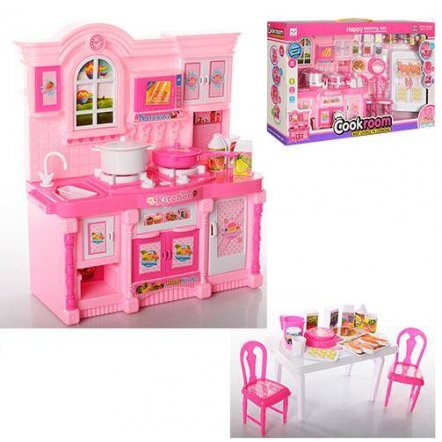 Мебель для кукол Кухня с музыкальными и световыми эффектами 5818
