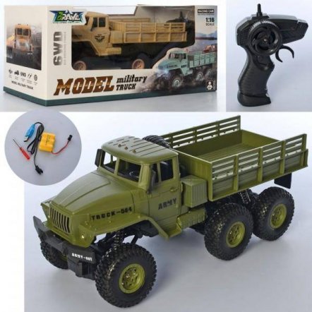 Машина военный грузовик на радиоуправлении 584A+