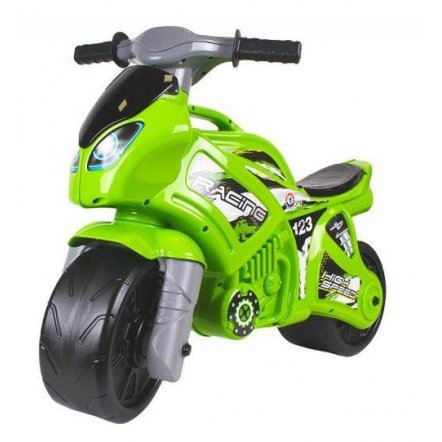 Мотоцикл байк детский каталка большой зеленый 6443 ТехноК
