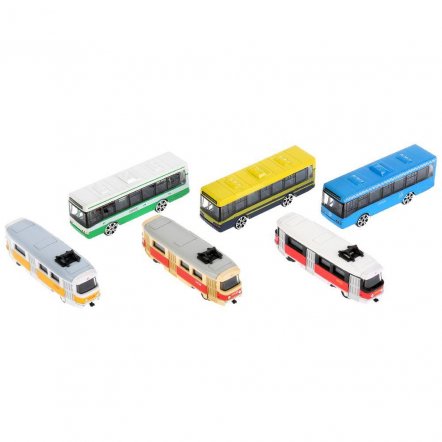 Автобус, трамвай или троллейбус мини 7 видов 6591W