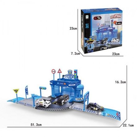 Гараж игрушка Полиция + 3 машинки 660-A80 