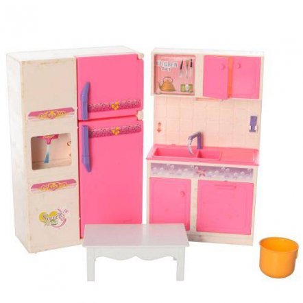  Домик  для кукол Барби 2 этажа с мебелью и бытовой техникой Люкс 6982B