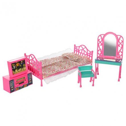  Домик  для кукол Барби 6 комнат с мебелью 6983