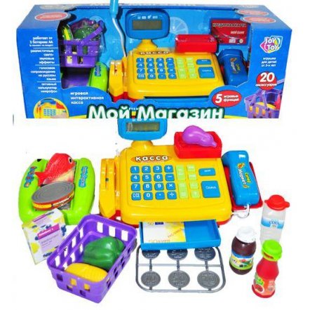  Кассовый аппарат "Мой магазин" для детей 7018 Joy Toy