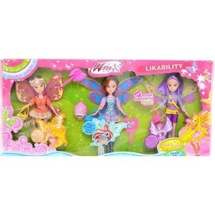 Куклы Winx Винкс 3 штуки с аксессуарами WX796-2