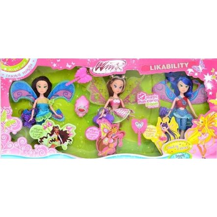 Куклы Winx Винкс 3 штуки с аксессуарами WX796-2