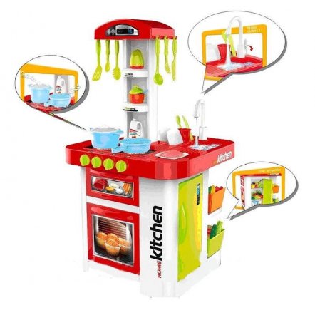  Кухня детская игровая музыкальная со световыми эффектами  40 предметов 889-59-60