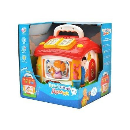   Развивающий Говорящий домик Joy Toy 9149 музыкальная игрушка со сказками и алфавитом