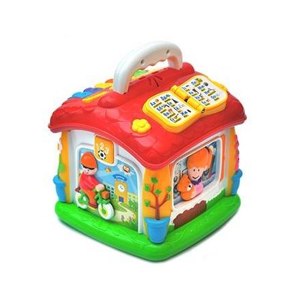   Развивающий Говорящий домик Joy Toy 9149 музыкальная игрушка со сказками и алфавитом