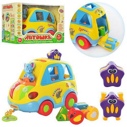  Автошка музыкальная машинка сортер 9198 Joy Toy