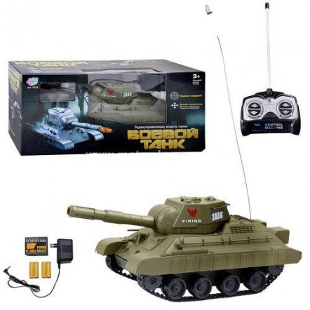 Танк боевой радиоуправляемый аккумуляторный Joy Toy 9342 стреляет пульками