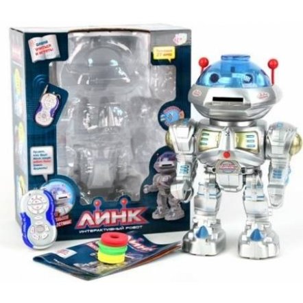 Робот Линк радиоуправляемый музыкальный с дисками Joy Toy 9365/9366