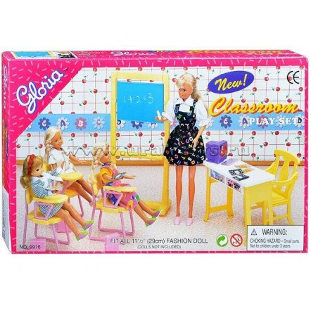 Мебель для кукол Класс. Школьная мебель 9916 Gloria