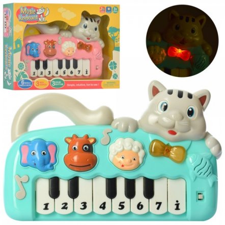 Пианино музыкальная игрушка Котик 999-10A