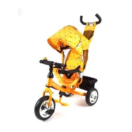 Велосипед AZIMUT Trike фирмы Baby Club желтый.