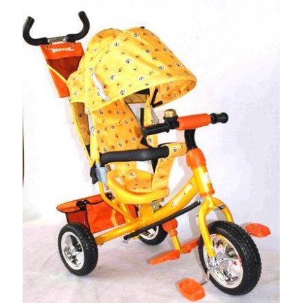 Велосипед AZIMUT Trike фирмы Baby Club желтый.
