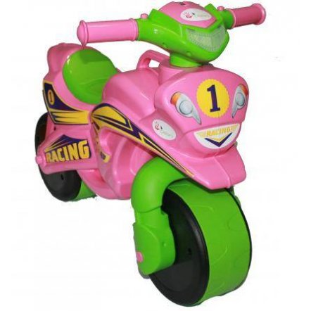 Мотоцикл  каталка музыкальный с подсветкой Байк Фламинго 0139 ТМ Долони
