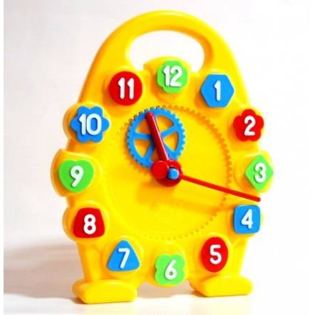  Часы-сортер игрушка развивающая механическая 3046 Технок, Украина