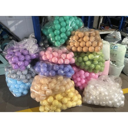 Шарики мячики для сухого бассейна мягкие и прочные 8,3 см поштучно Toys Plast