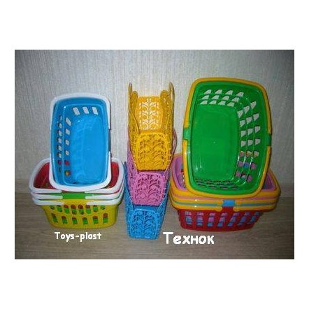  Корзинка пластиковая игрушечная ИП 20.009 Toys Plast, Украина