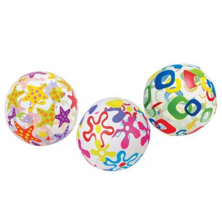 Мяч для бассейна разноцветный надувной 51 см 59040 Intex