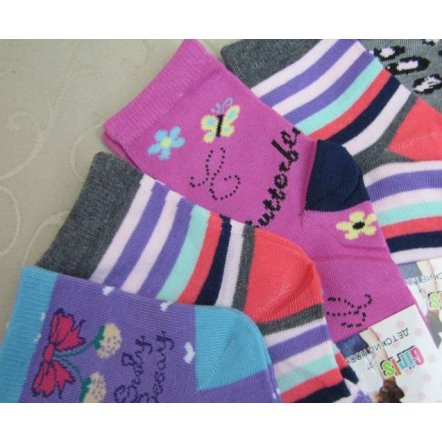 Носки детские для девочки тонкие 31-33 размер &quot;BFL&quot;