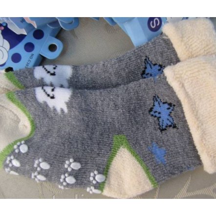 Носки детские махровые с защитой от скольжения 1-2 года Корона