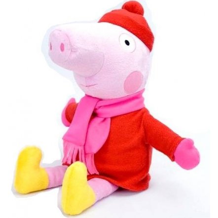 Мягкая игрушка Свинка Пеппа в зимней одежде