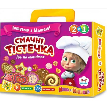 Игра на магнитах &quot;Вкусные пирожные с Машей&quot; Vladi Toys. Акция