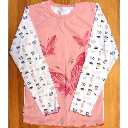Пижама для девочки Бабочки трикотажная 0420181