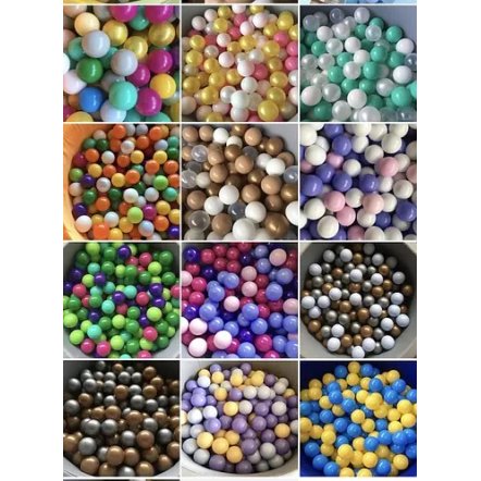 Шарики мячики для сухого бассейна мягкие и прочные 8,3 см поштучно Toys Plast