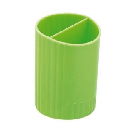 Стакан - подставка для ручек двойной пластиковый 4 цвета