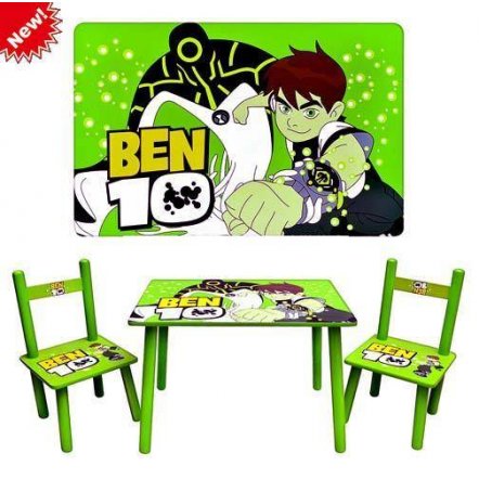 Детский столик и два стульчика «Бен 10» 