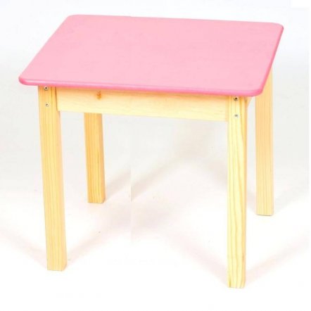 Детский стол деревянный 4 цвета, УКРАИНА