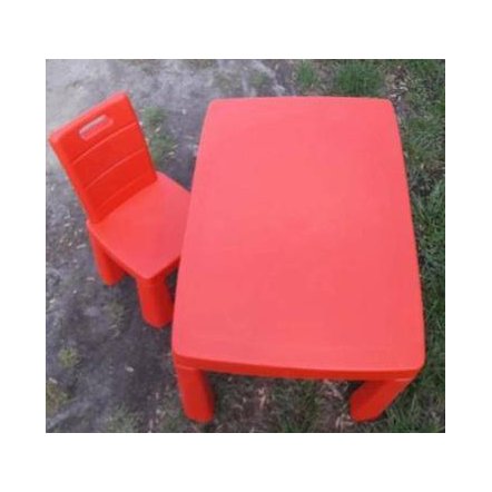   Стол пластиковый большой для игры в аэрохоккей 04580/5 Doloni красный